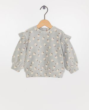Sweaters - Sweater van fijn ribfluweel