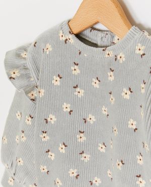 Sweaters - Sweater van fijn ribfluweel