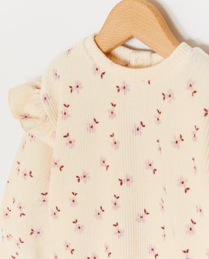 Sweaters - Sweater van fijn ribfluweel