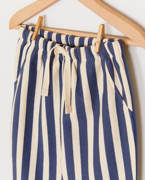Broeken - Broek met strepen, loose fit