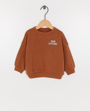 Sweater met backprint