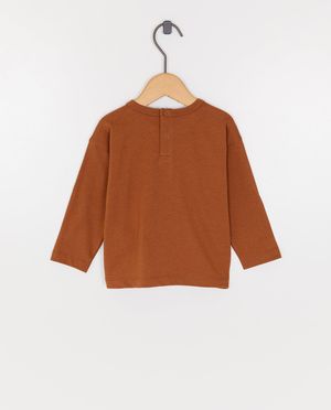 T-shirts - Longsleeve met print popcorn