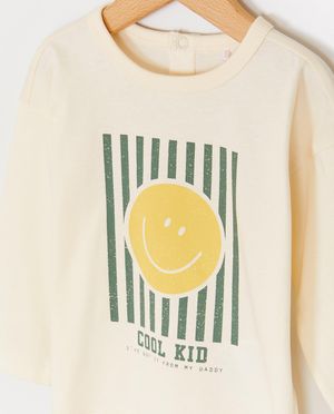 T-shirts - Longsleeve met print popcorn