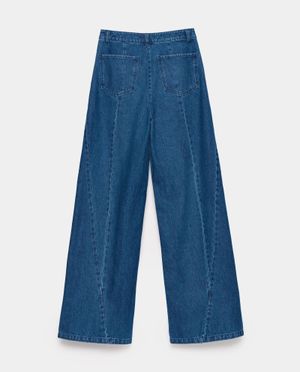 Broeken - Donkerblauwe jeans
