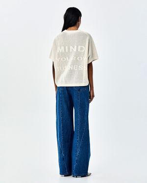 Broeken - Donkerblauwe jeans
