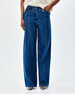 Broeken - Donkerblauwe jeans