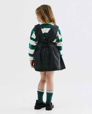 Robes - Robe salopette en jean