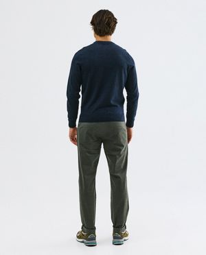 Broeken - Donkerbruine chino
