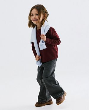 Jean gris, straight fit - Besties