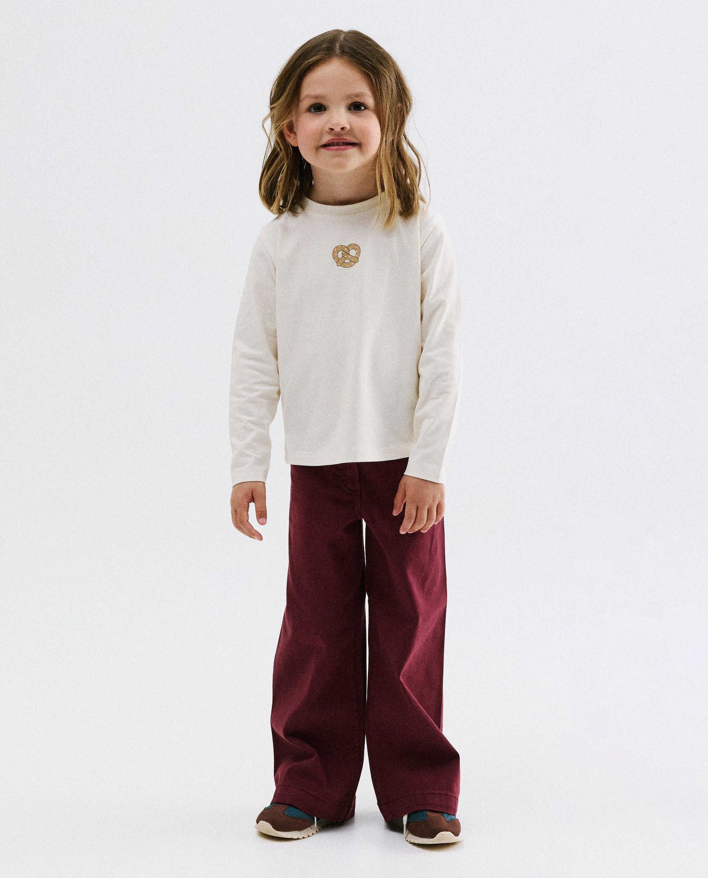 Pantalon bordeaux, straight fit - Besties