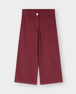 Pantalons - Pantalon bordeaux, straight fit