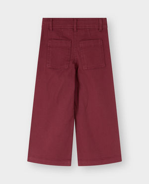 Broeken - Bordeaux broek, straight fit