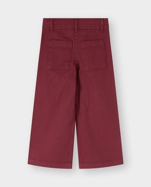 Pantalons - Pantalon bordeaux, straight fit