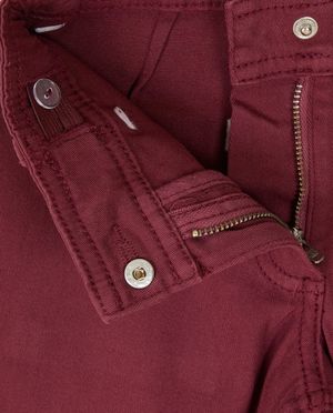 Pantalons - Pantalon bordeaux, straight fit