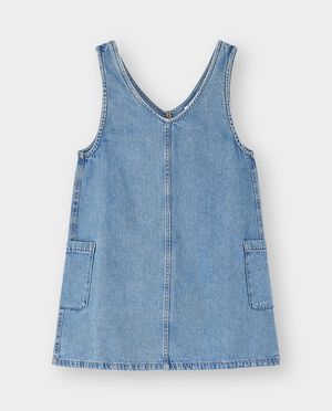 Kleedjes - Blauwe jeansjurk