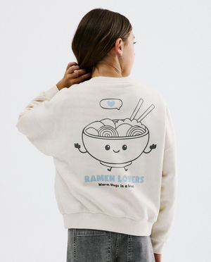 Sweater met backprint - Besties