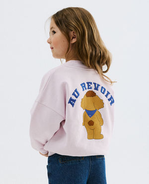 Sweat avec imprim&eacute; au dos
