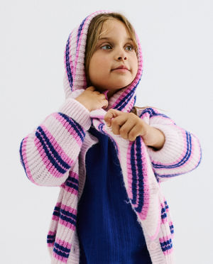 Bandana triangulaire &agrave; rayures
