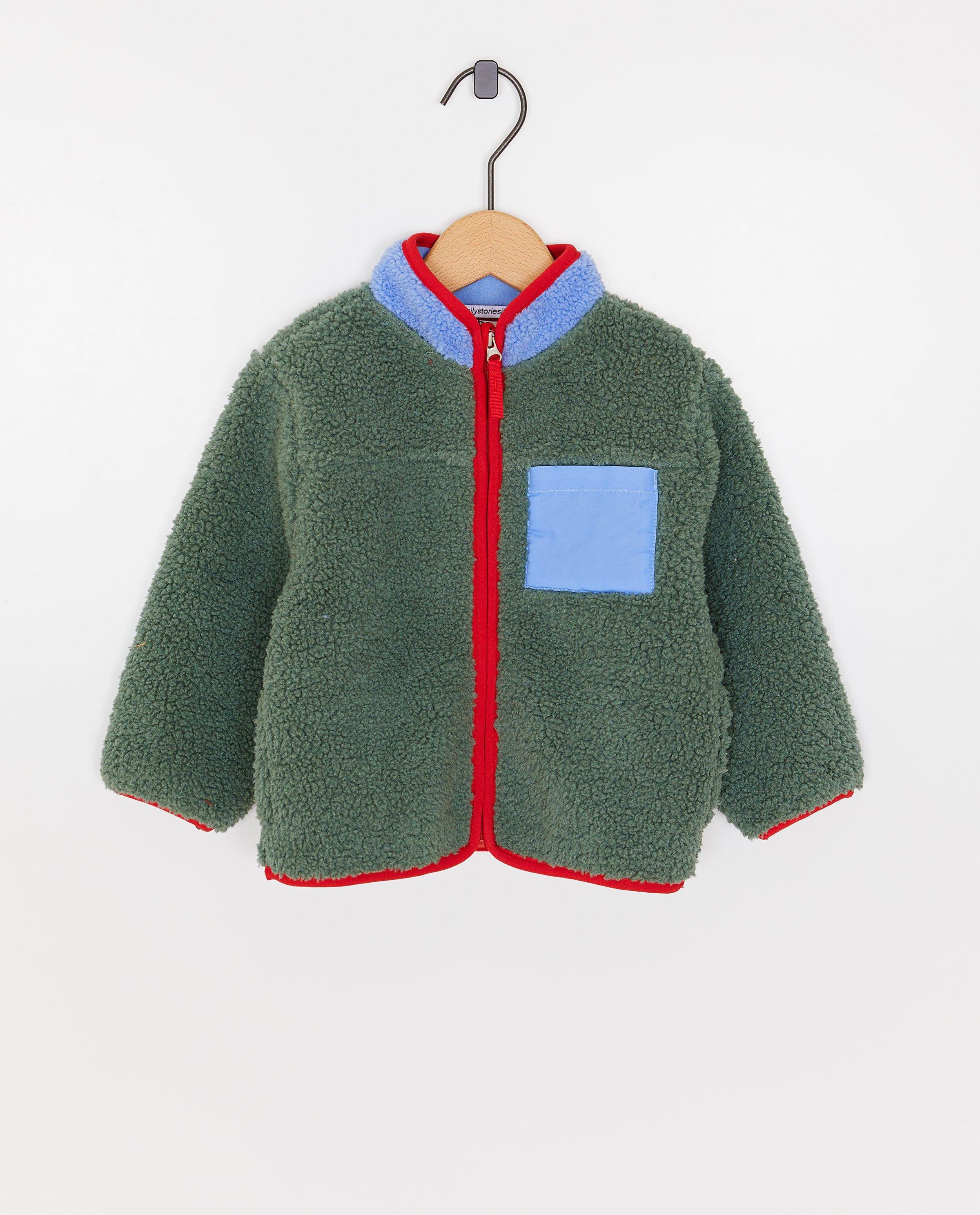 Teddy vest met color block, 62-92 - Familystories