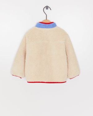 Blazers - Teddy vest met color block, 62-92