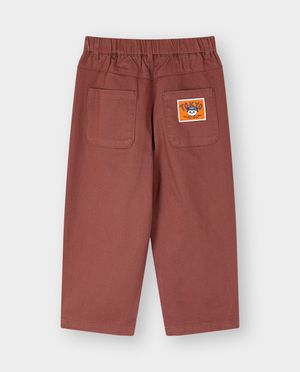 Pantalons - Pantalon brun, balloon fit