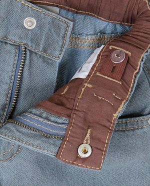 Jeans - Jean avec panda brod&eacute;, straight fit