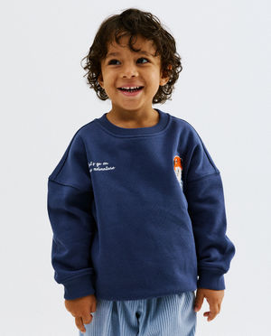 Pull avec backprint