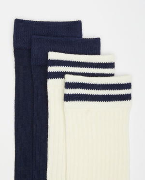 Chaussettes - Lot de 2 paires de chaussettes hautes