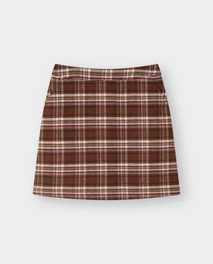 Jupes - Jupe en flanelle &agrave; carreaux, 34-46