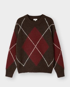 Pulls - Pull &agrave; carreaux, XS-XXL