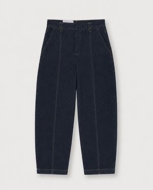 Jeans - Donkerblauwe jeans, balloon fit