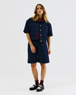 Blazers - Donkerblauw jeanshemd