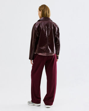 Pantalons - Pantalon bordeaux, regular fit