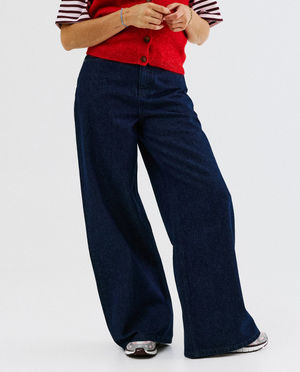 Jeans - Jeans met knooplint, extra wide fit