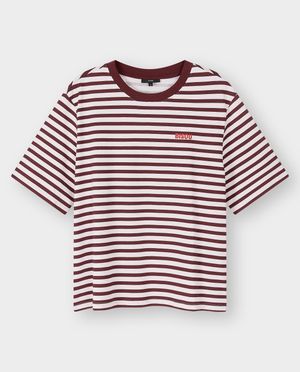 T-shirts - T-shirt &agrave; fines rayures, oversized fit