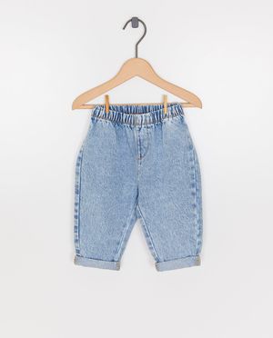 Lichtblauwe jeans, baggy fit - Besties