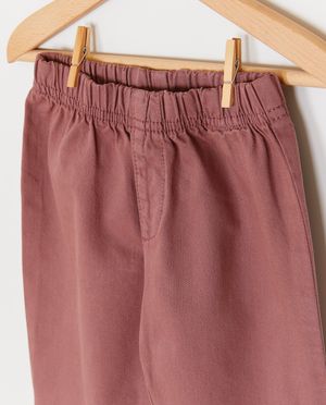 Broeken - Donkerrode broek, baggy fit