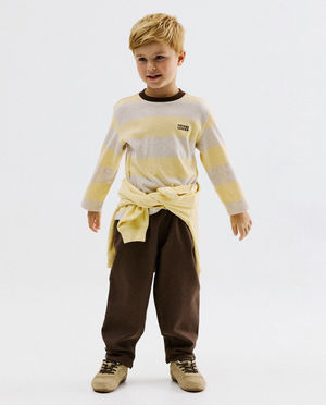 Bruine broek, baggy fit
