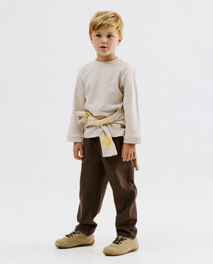 T-shirts - Beige longsleeve