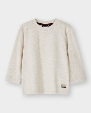 T-shirts - T-shirt &agrave; manches longues beige