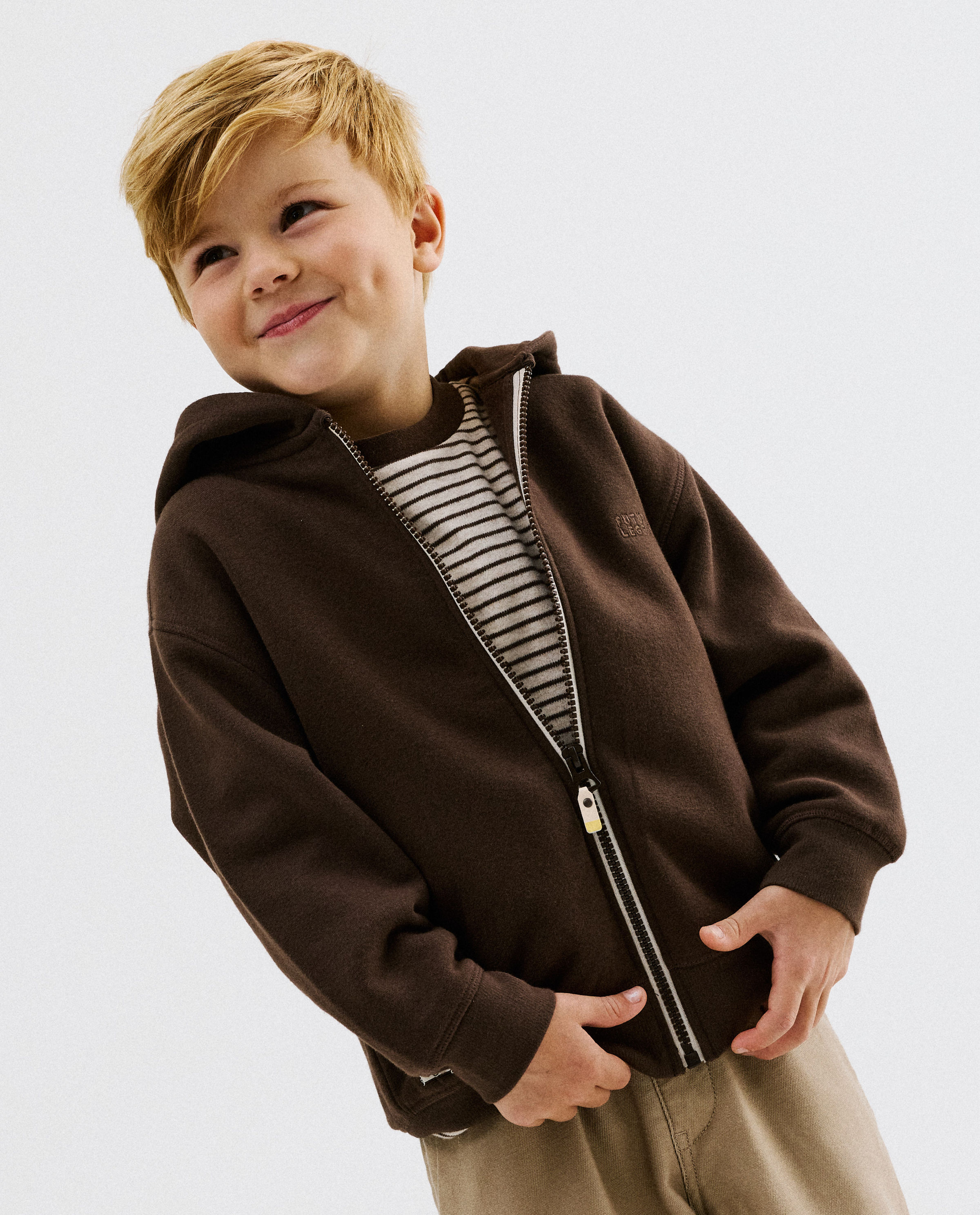 Sweatvest met geborduurd opschrift - Samson