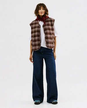 Cardigan - Omkeerbaar teddy vest, XS-XXL