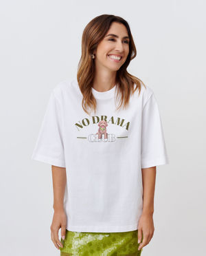 T-shirt avec inscription, oversized fit