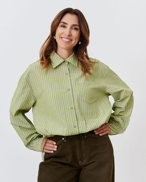 Chemise avec cordons de serrage