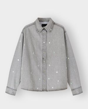 Chemises - Chemise en jean avec strass