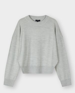 Truien - Grijze trui, oversized fit