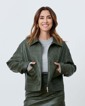 Gilet textur&eacute;
