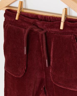 Pantalons - Pantalon en fin velours c&ocirc;tel&eacute;, loose fit