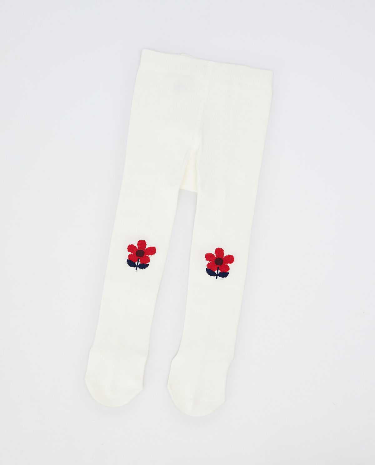 Kousenbroek met print bloemen