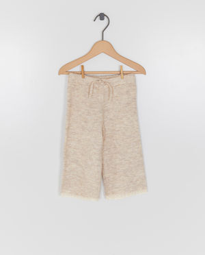 Gebreide broek met kanten boorden, 62-98